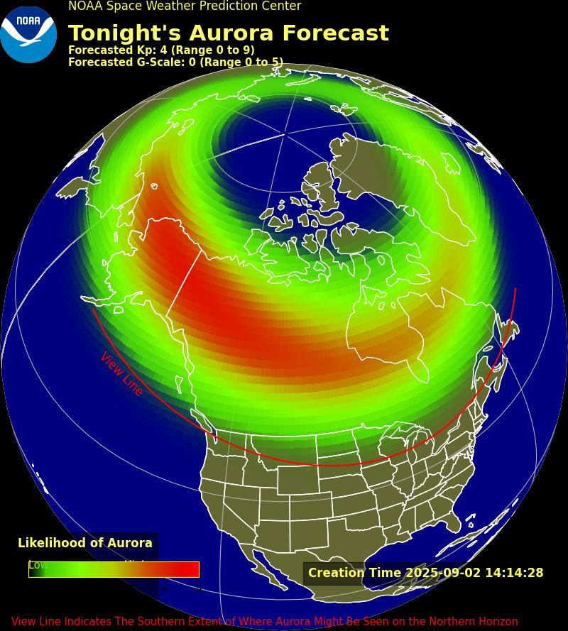 northern lights tonight