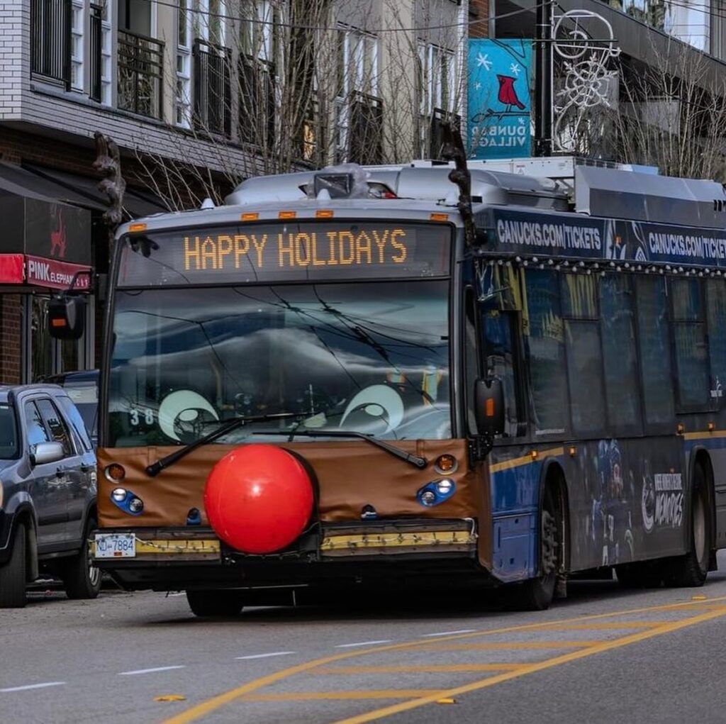 TransLink Reindeer Buses