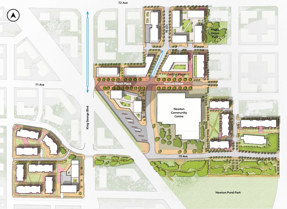 Newton Centre Master Development Plan Surrey SCDC TransLink
